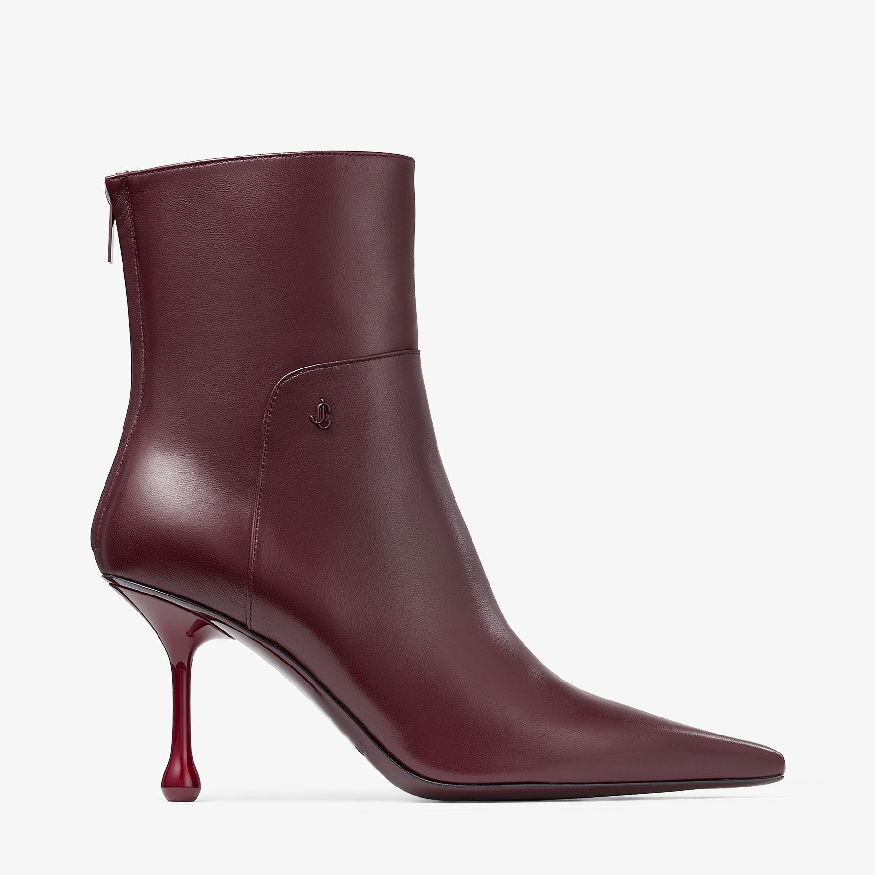 Shop Jimmy Choo Cycas Ankle Boot 80 In Garnet