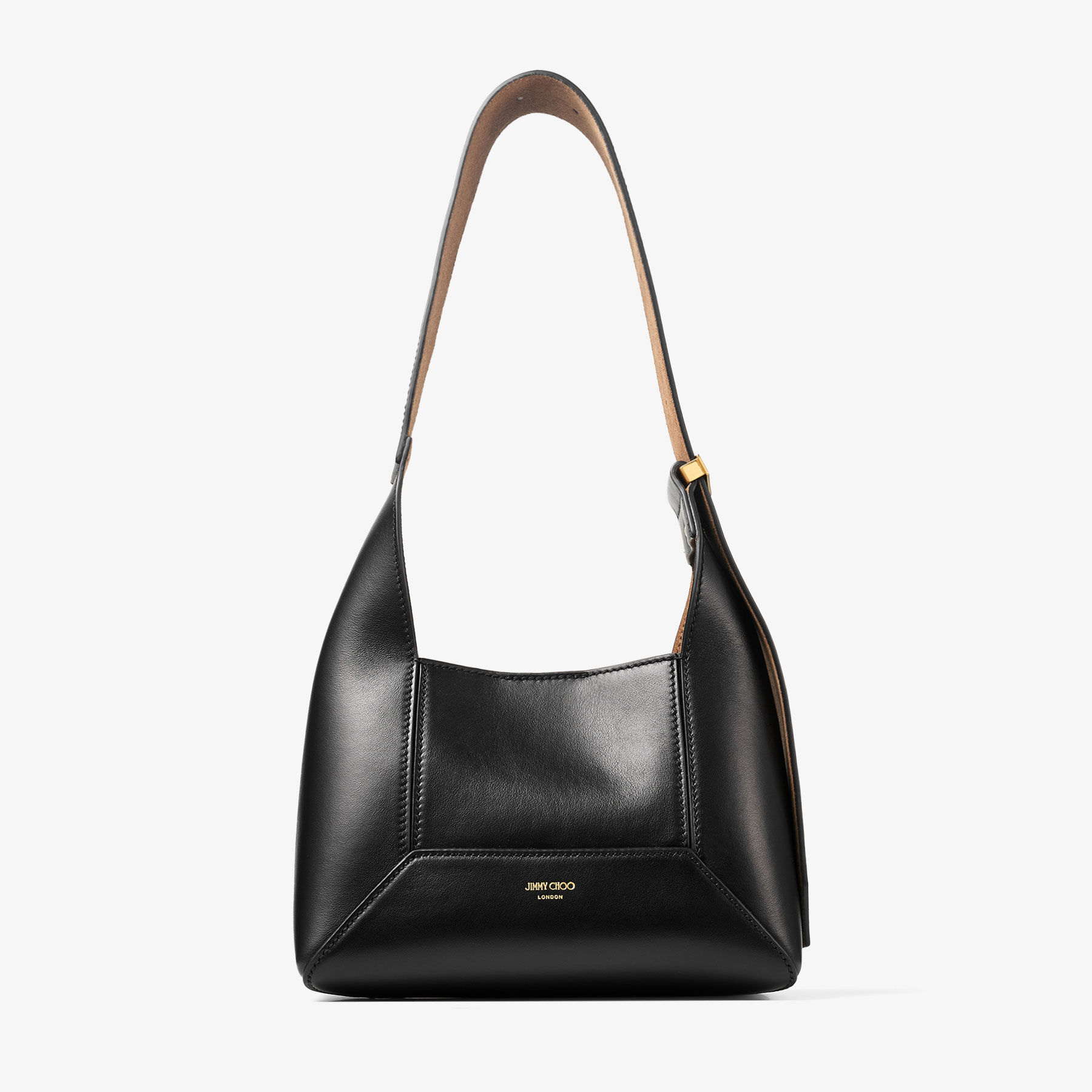 Jimmy Choo Diamond Hobo/s In Black