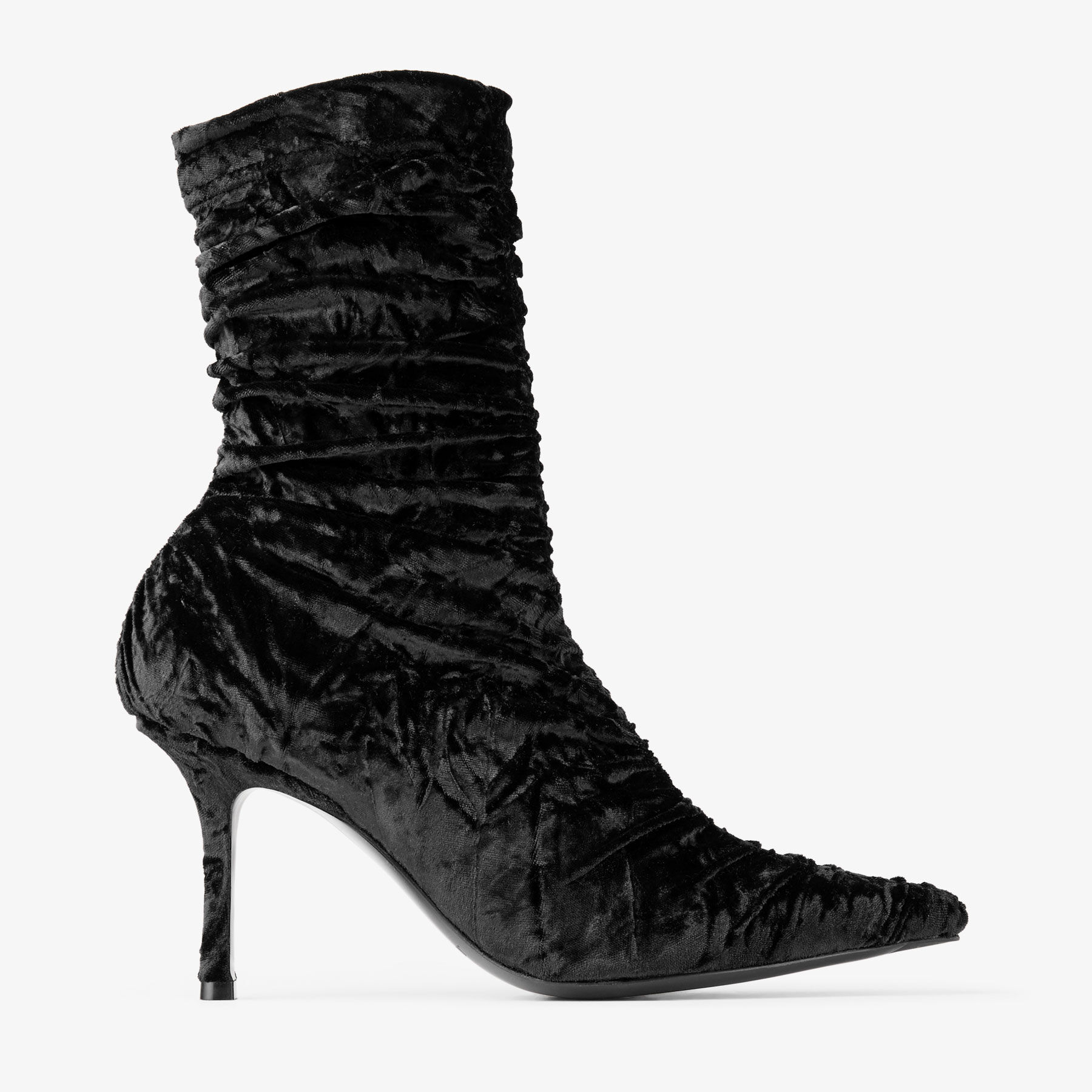 Shop Jimmy Choo Lotta Ankle Boot 85 In Black