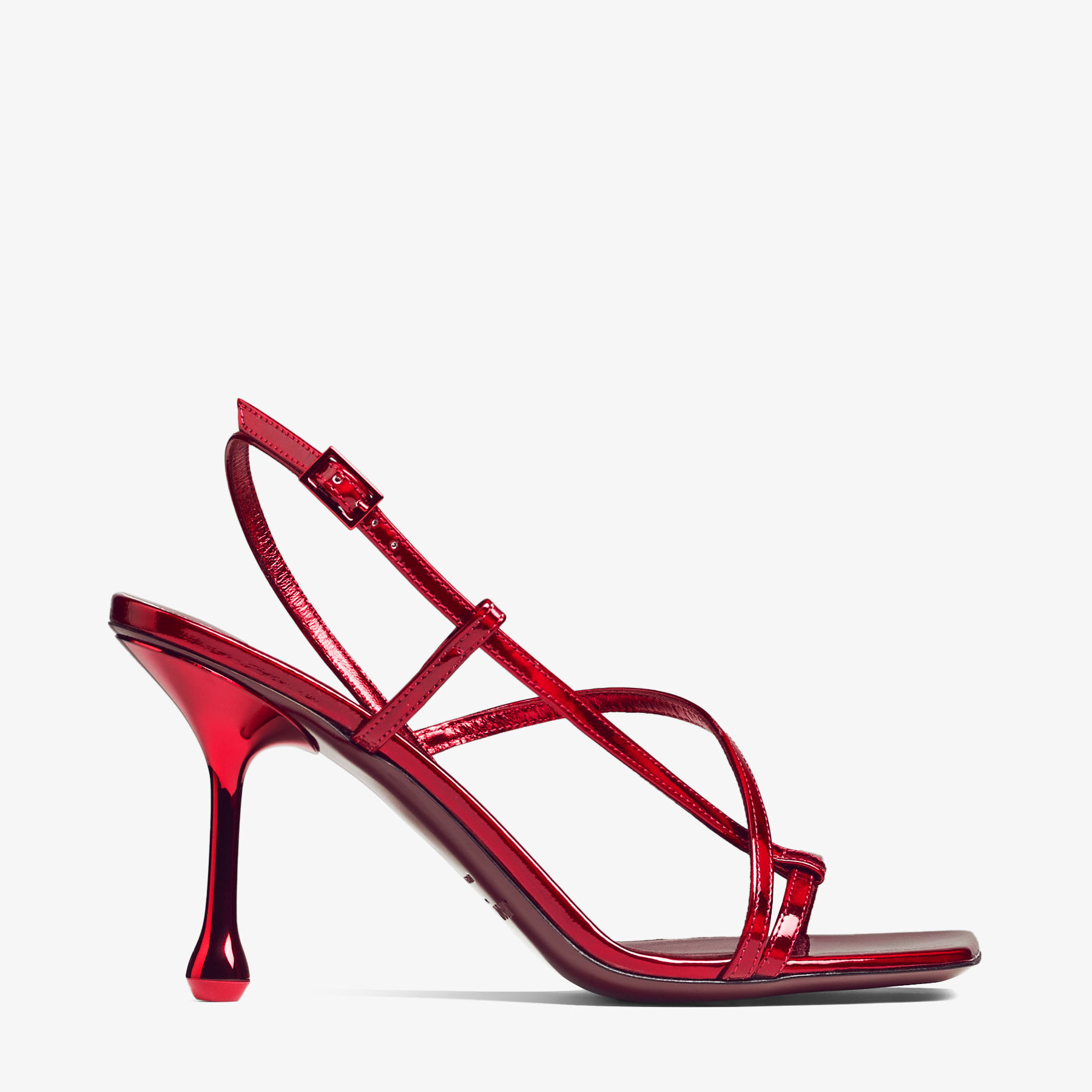 Shop Jimmy Choo Etana 80 In Rubinrot