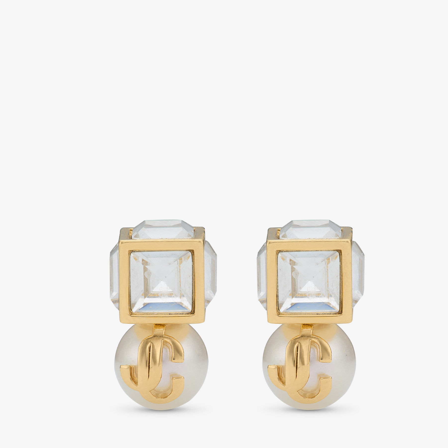 Jimmy Choo Jc Pearl Cube Studs In Multi