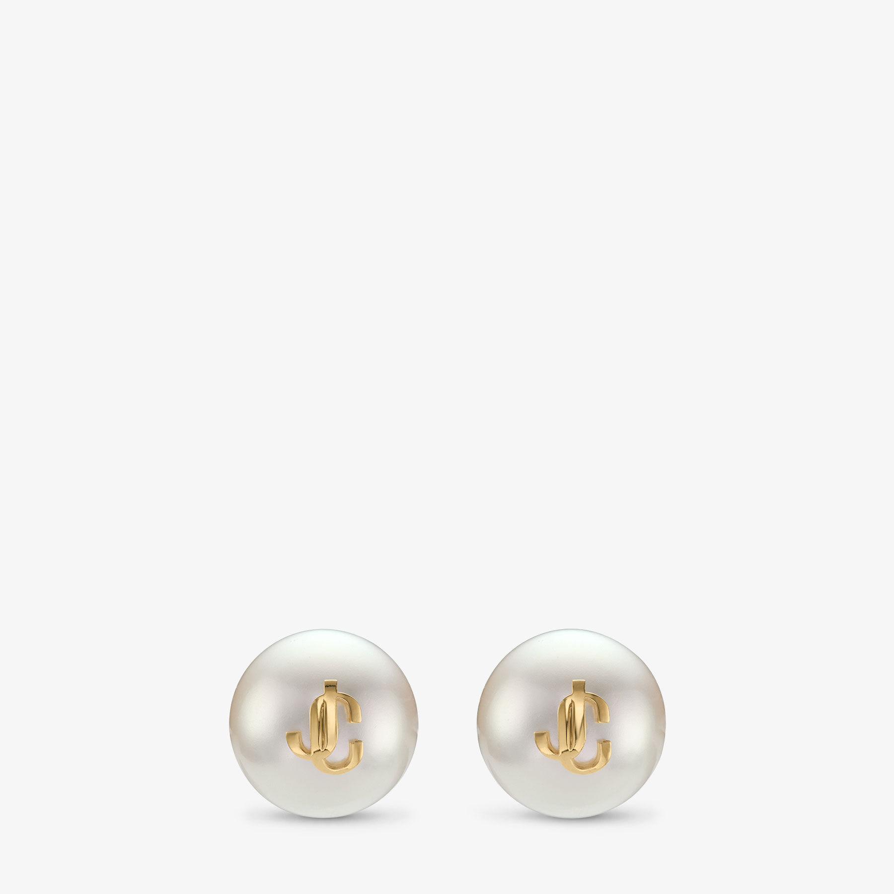 Jimmy Choo Women Maxi Pearl Studs Earrings