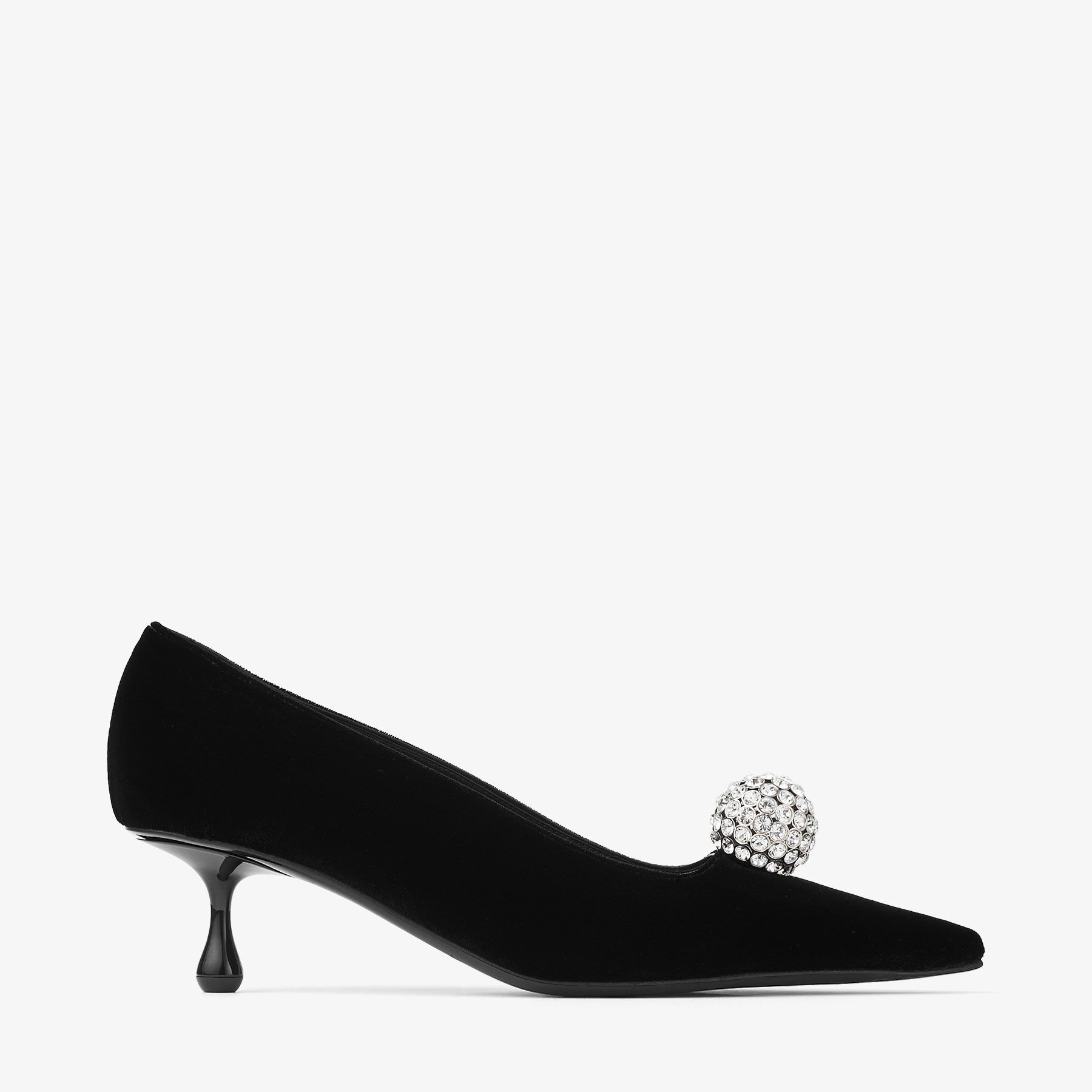 Shop Jimmy Choo Orb Pump 50 In Schwarz/kristall