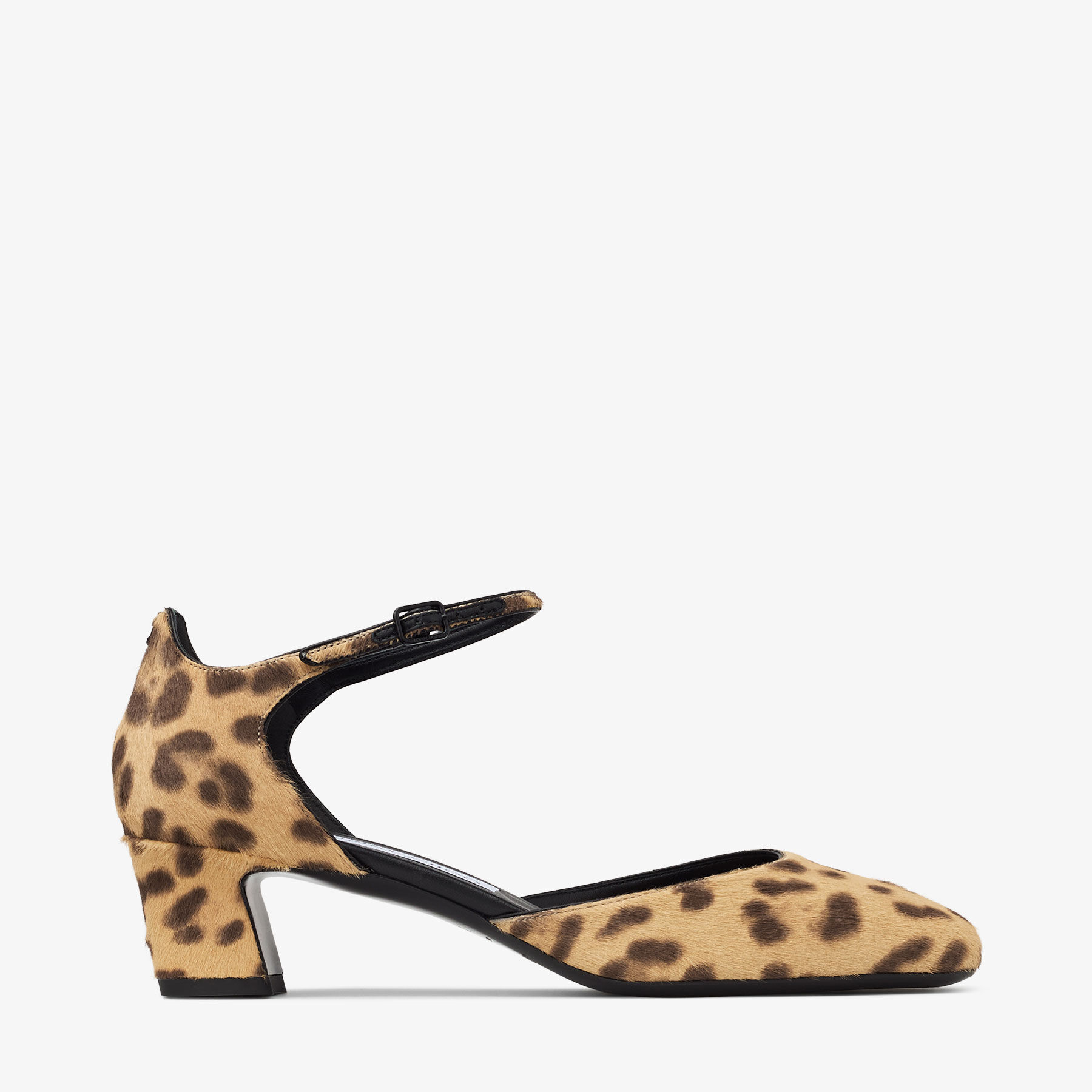 Shop Jimmy Choo Pixie Block Heel 45 In Natur