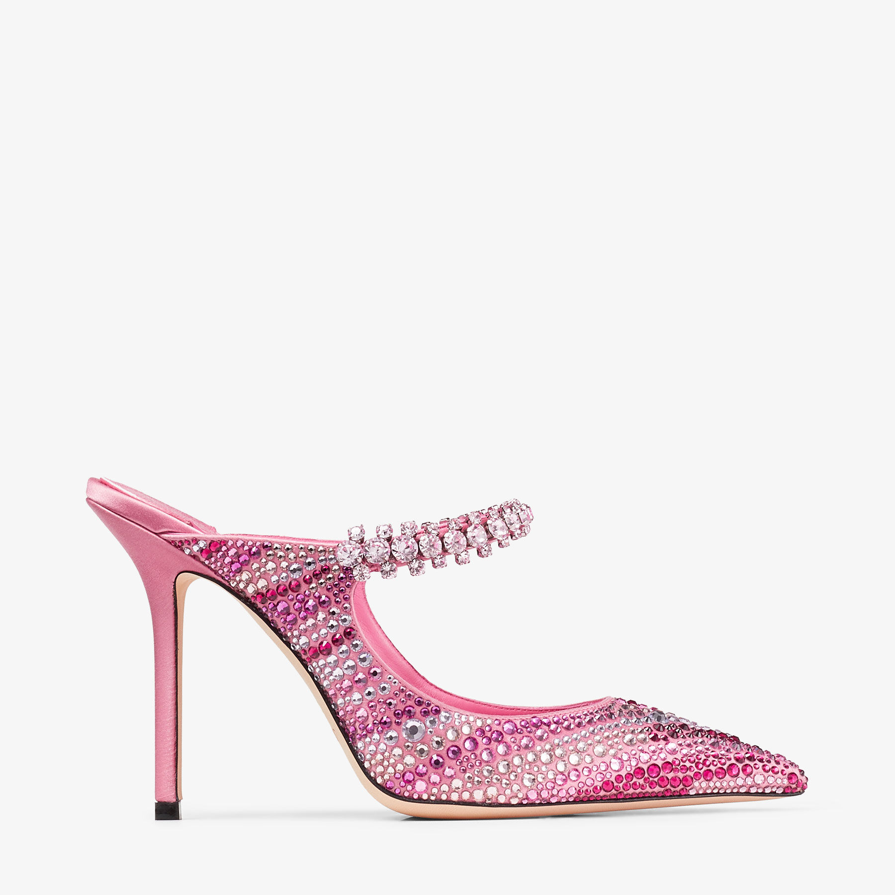 Shop Jimmy Choo Bing 100 In Candy Pink Mix