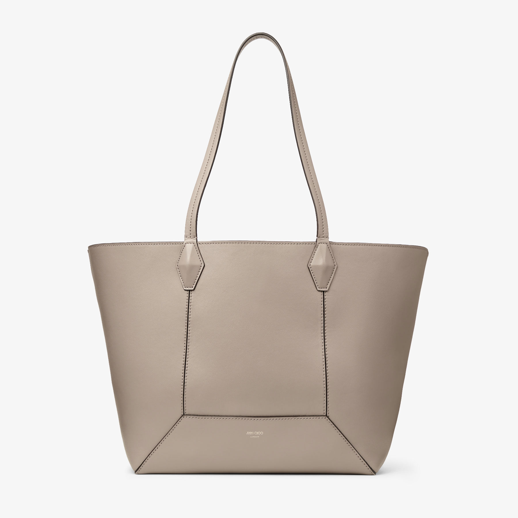 Jimmy Choo Medium Diamond Tote Bag In Brown