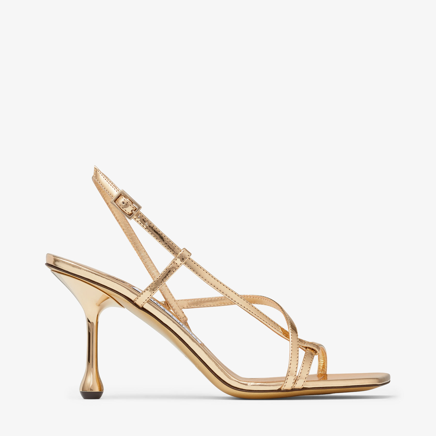 Shop Jimmy Choo Etana 80 In Silver