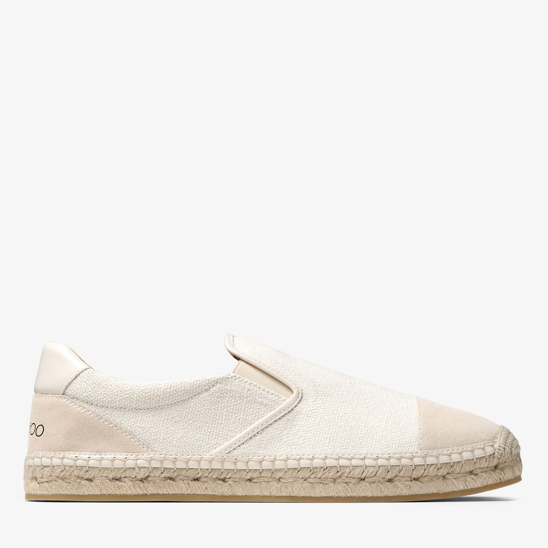 Shop Jimmy Choo Ivan Espadrille In Latte Mix