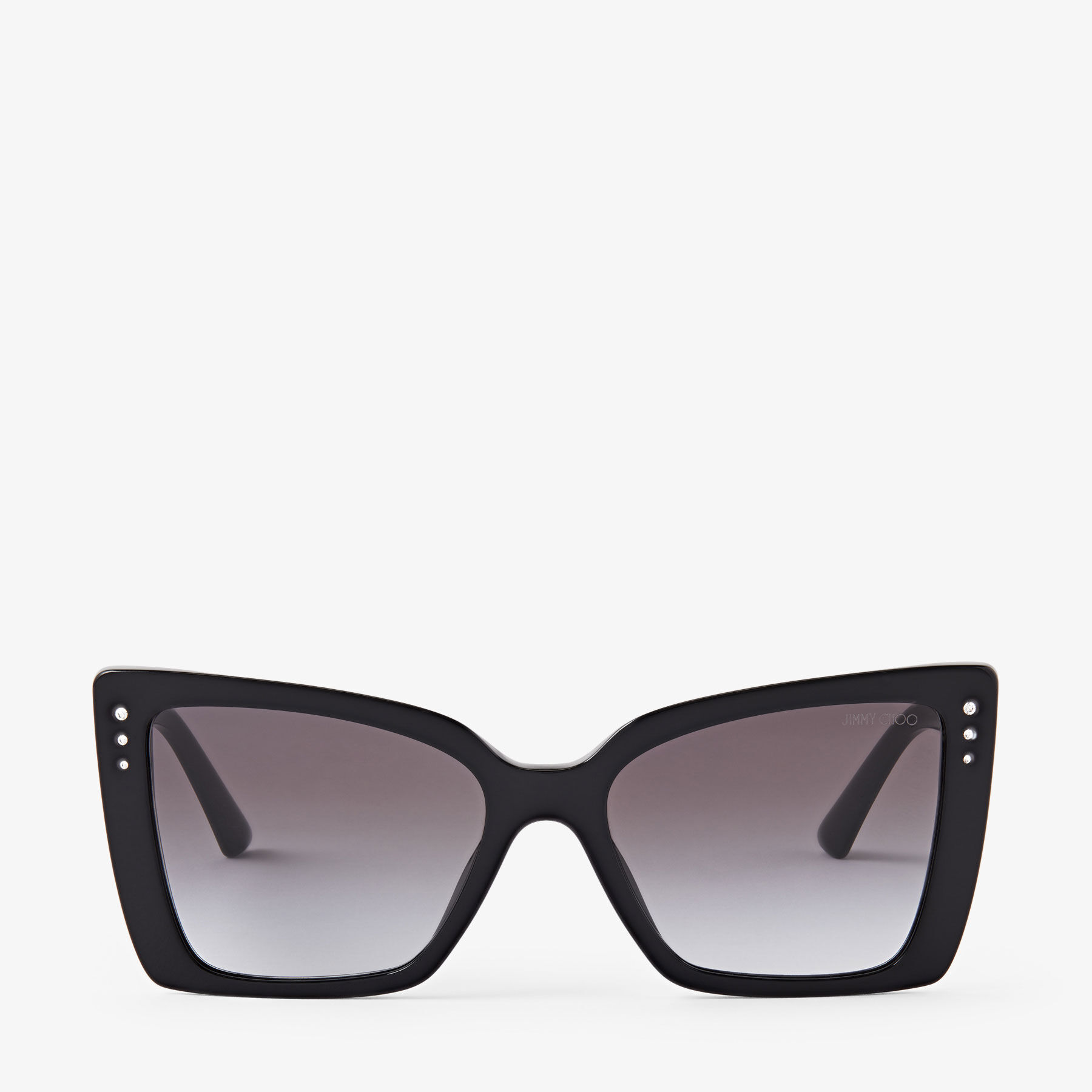 Jimmy Choo Lorea Cat-eye Sunglasses In E8g Gradient Grey