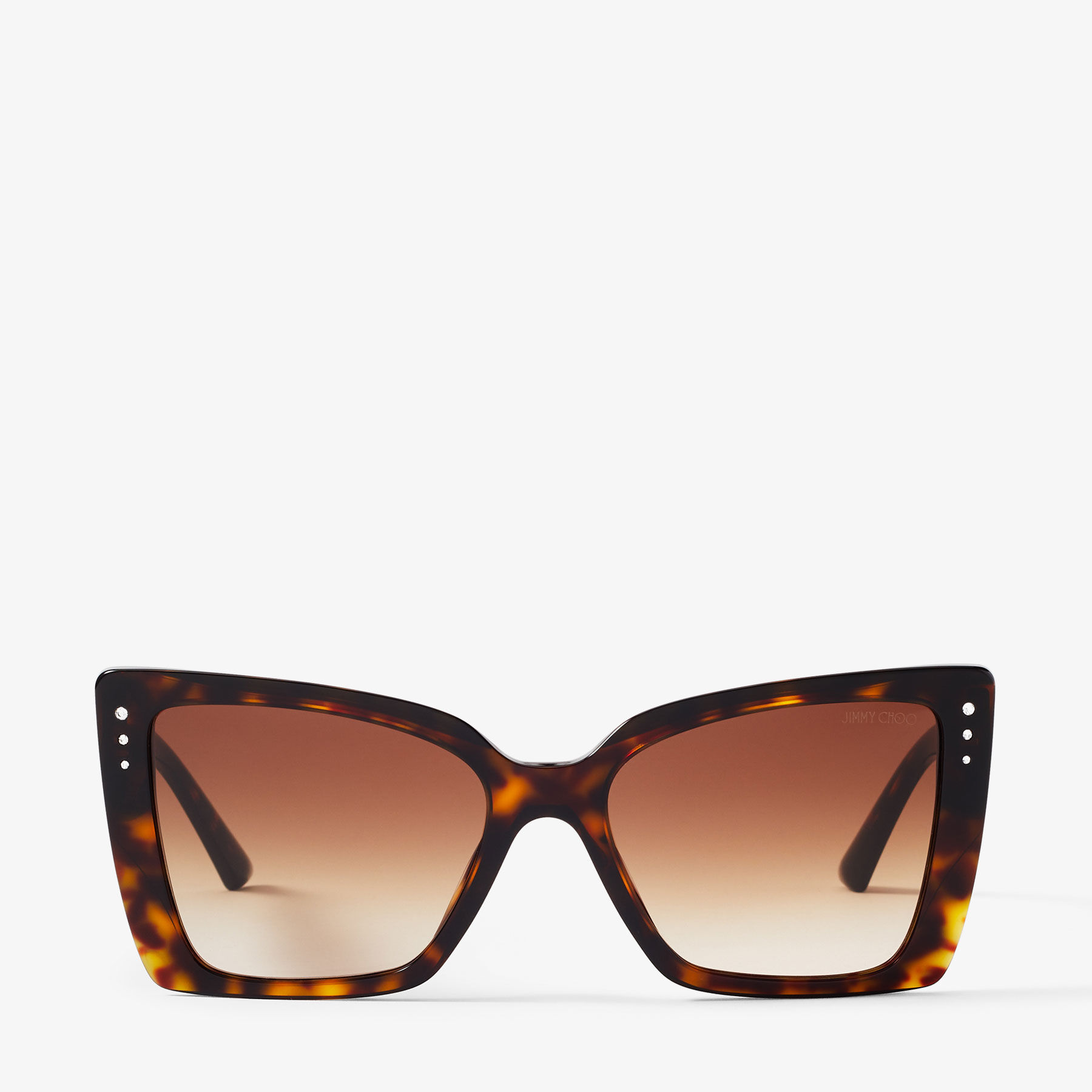 Jimmy Choo Lorea Cat-eye Sunglasses In E13 Gradient Brown