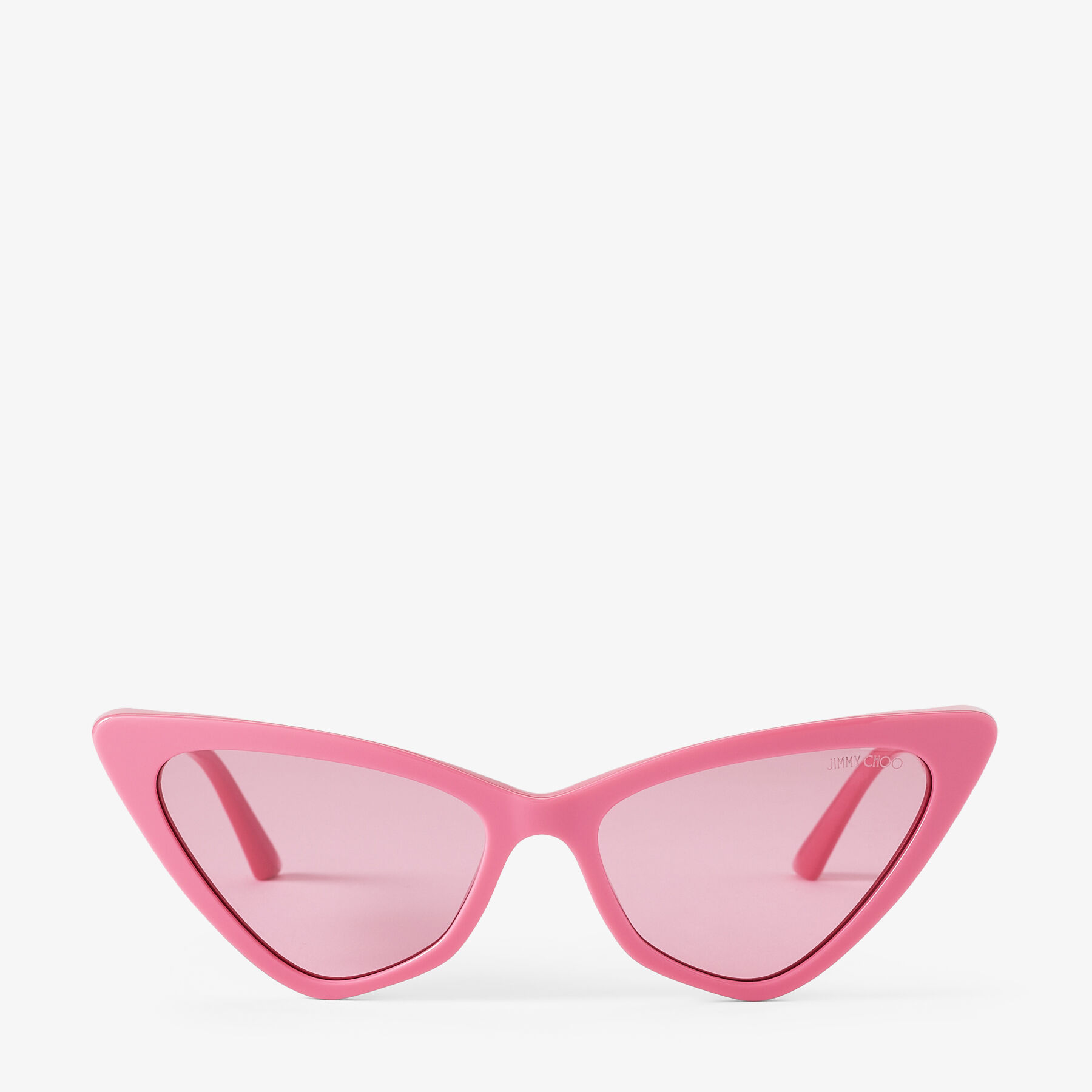 Jimmy Choo Sol Cat-eye Sunglasses In E84 Pink