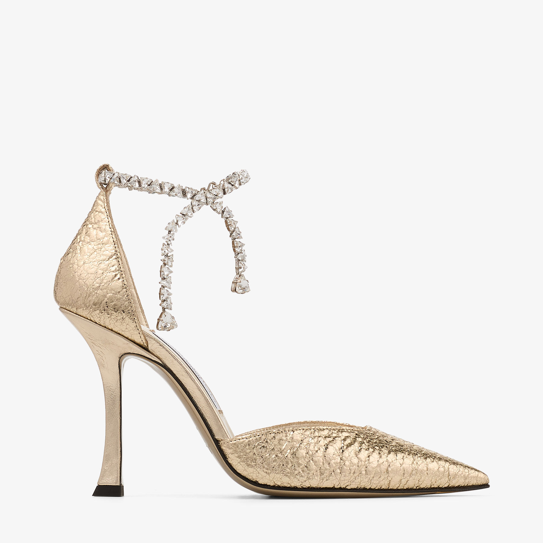 Shop Jimmy Choo Stevie 100 In Silver