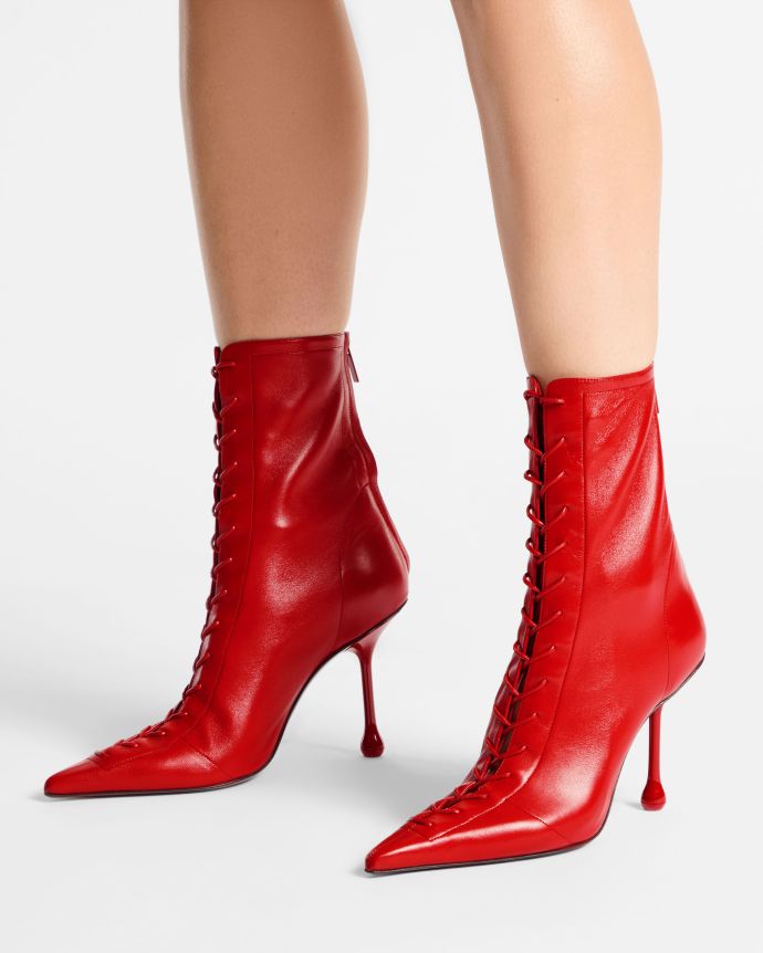Genja heeled hiker booties clearance