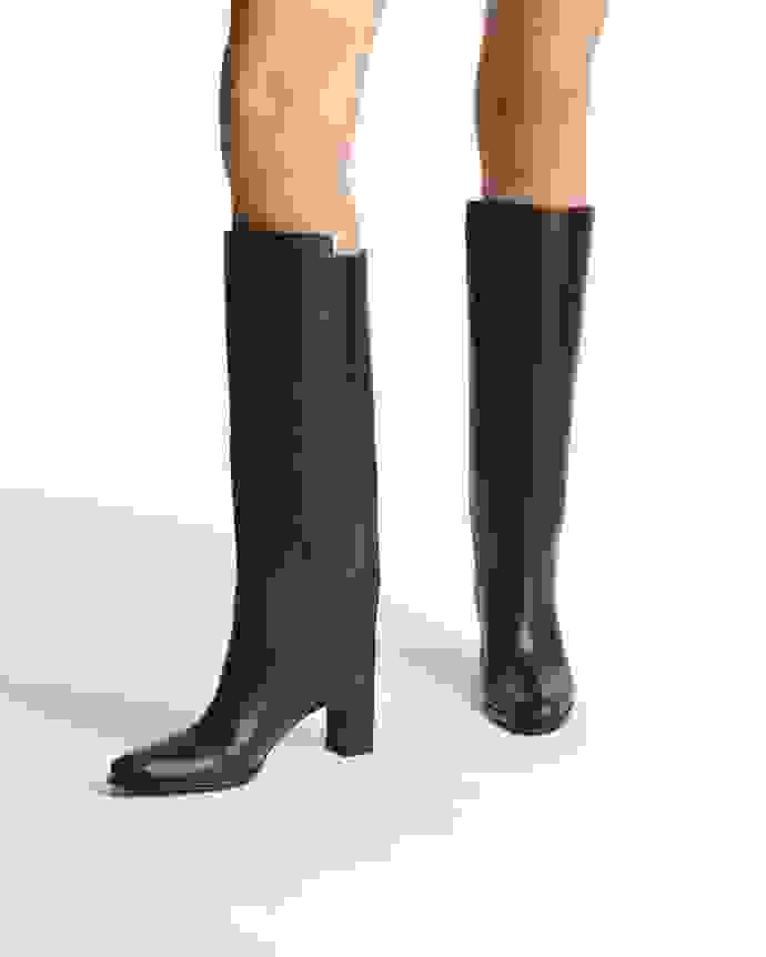 Designer Leather Knee-High Boots for Women | JIMMY CHOO US