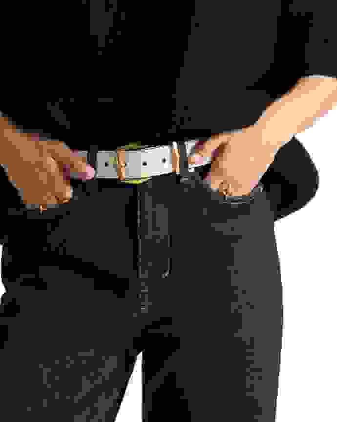 Jimmy Choo Diamond Buckle Belt