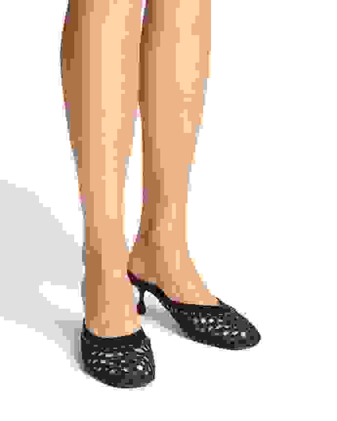 Jimmy Choo Pixie Mule Woven 50
