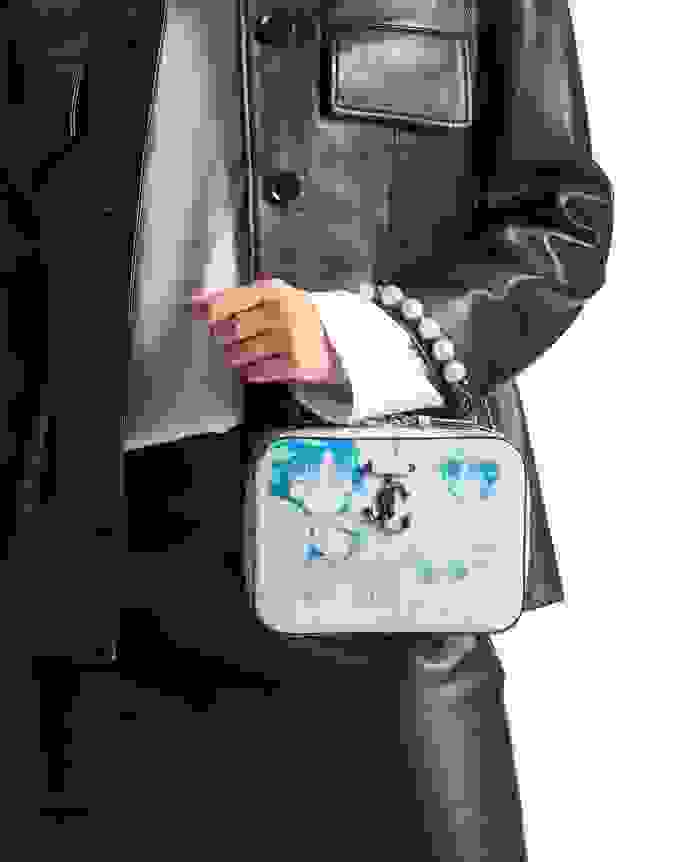 Jimmy Choo Sailor Mercury Avenue Vanity Bag