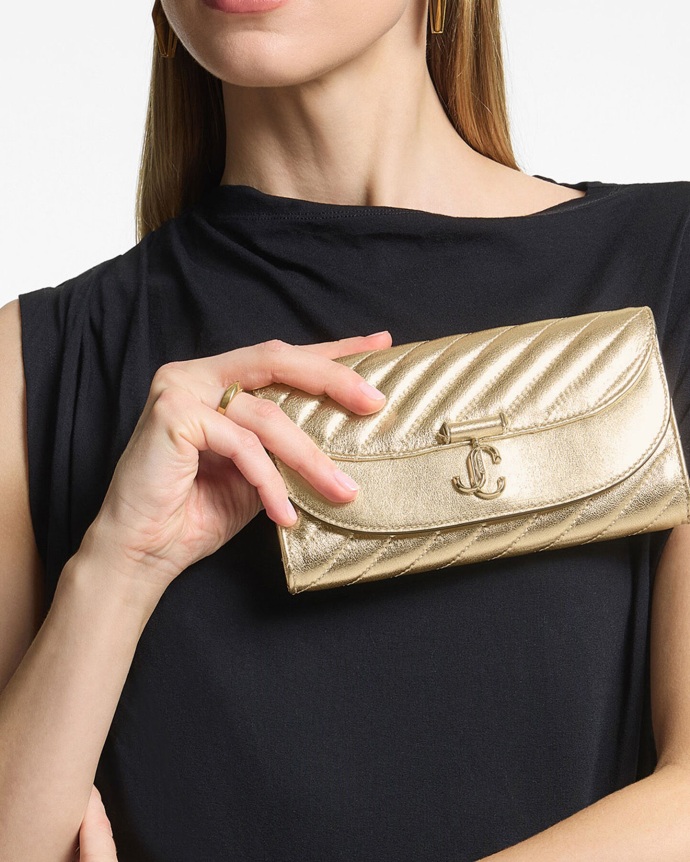 Jimmy Choo Curve Wallet With Chain