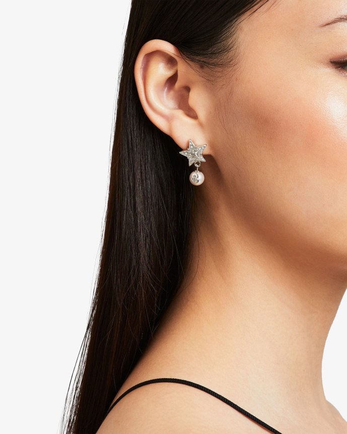 Jimmy Choo Crystal Star Earrings
