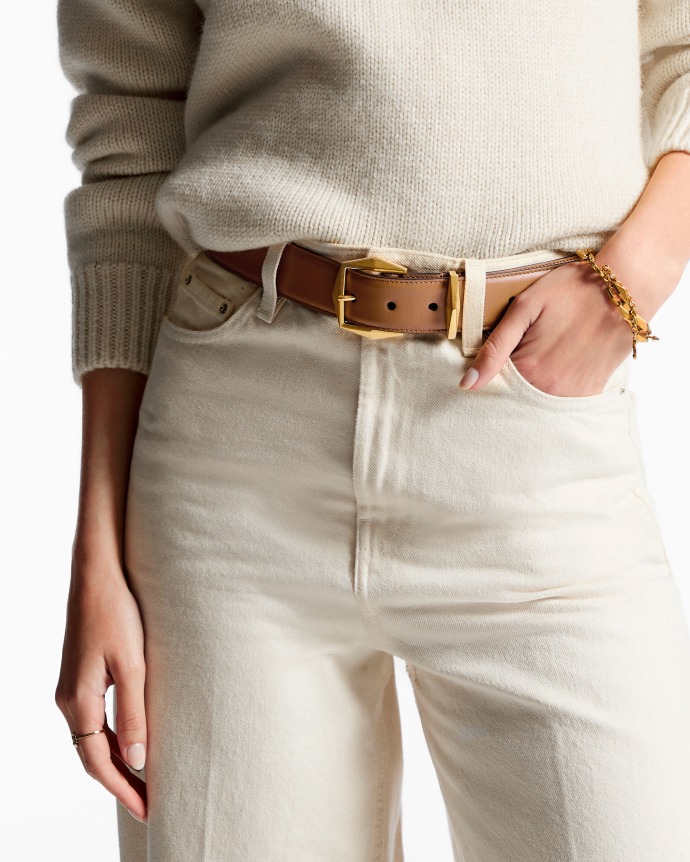 Jimmy Choo Diamond Buckle Belt