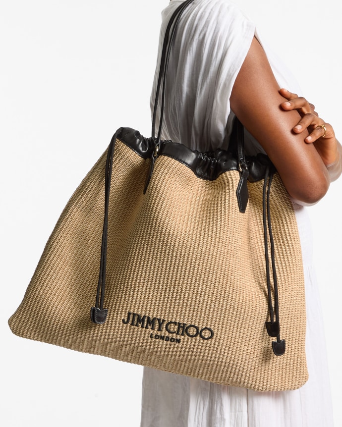 Jimmy Choo Drawstring Tote Large
