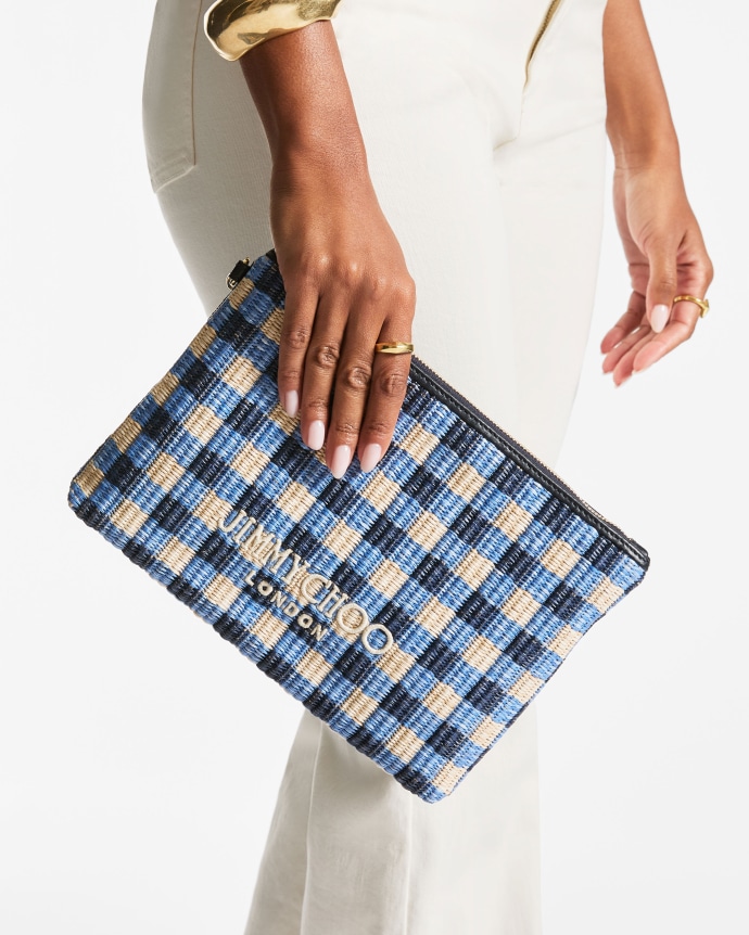 Jimmy Choo Zipped Flat Pouch