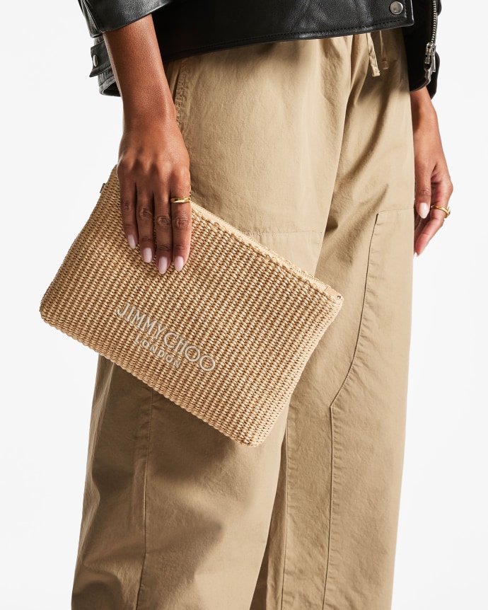 Jimmy Choo Zipped Flat Pouch