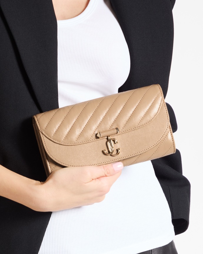 Jimmy Choo Curve Wallet With Chain