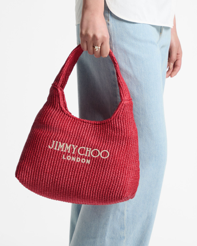 Jimmy Choo Beach Diamond Hobo Medium