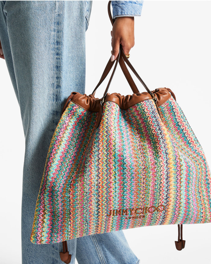 Jimmy Choo Borsa tote con coulisse Grande