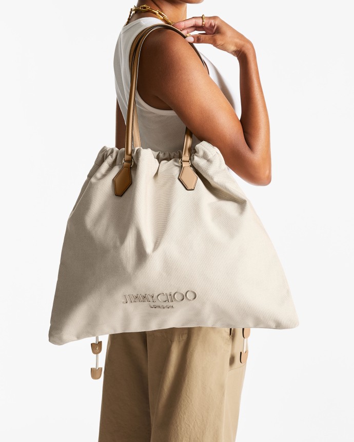 Jimmy Choo Drawstring Tote Large