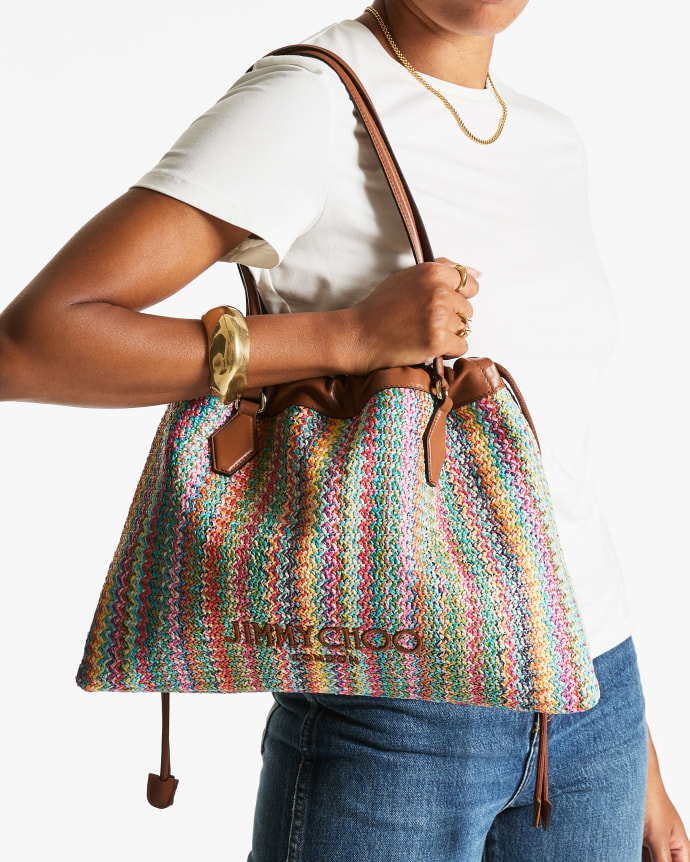 Jimmy Choo Drawstring Tote Medium