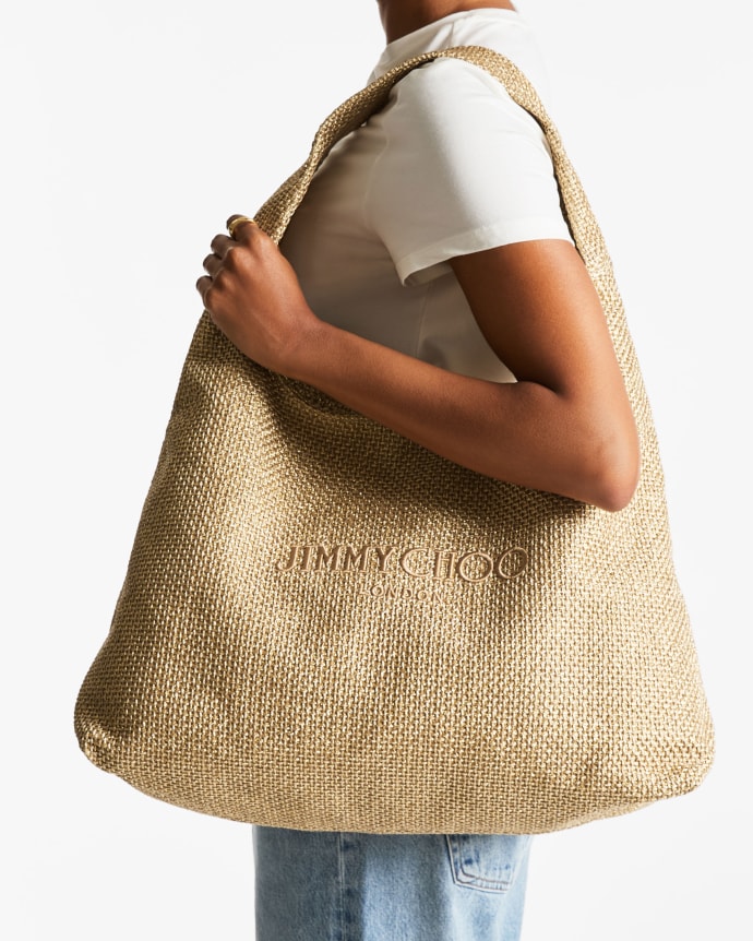 Jimmy Choo Beach Diamond Hobo Large