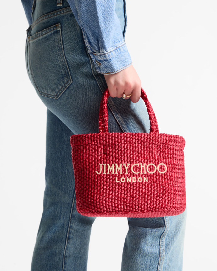Jimmy Choo Beach Tote East-West Mini