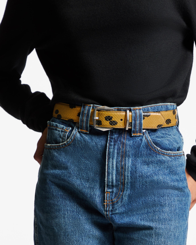 Jimmy Choo Diamond Buckle Belt