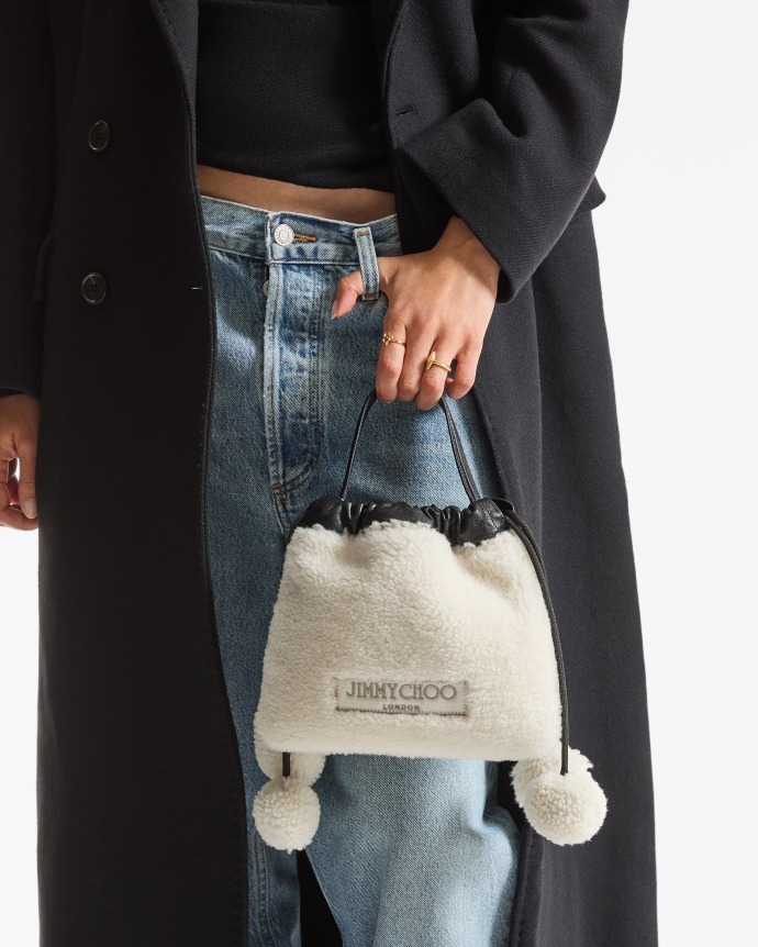 Jimmy Choo Drawstring Pouch Top Handle
