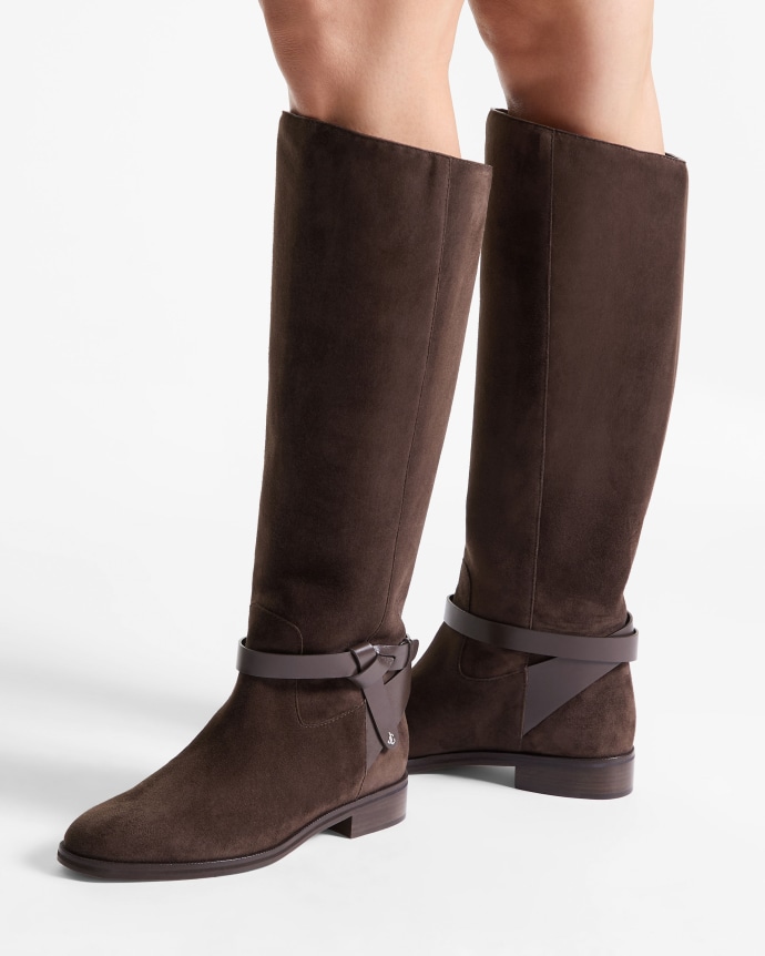 Jimmy Choo Lawton Knee Boot Flat