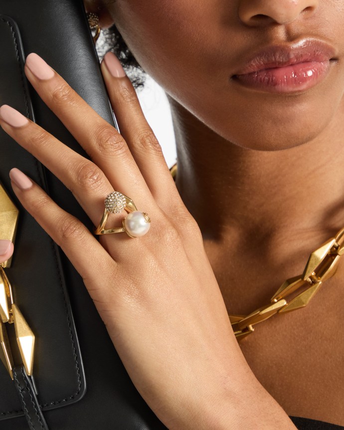 Jimmy Choo Multi Charm Ring