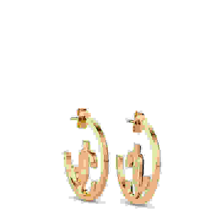 Jimmy Choo JC Monogram Hoops