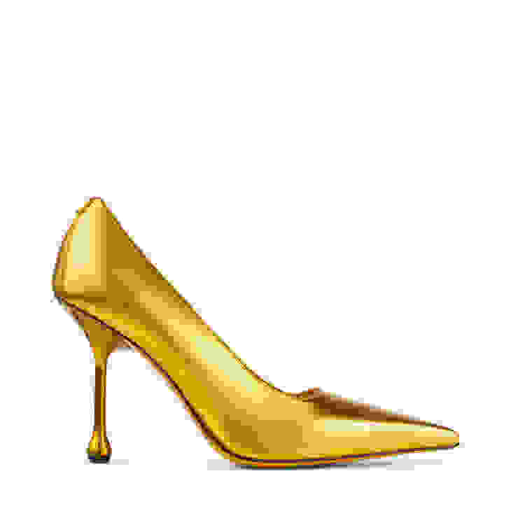 Gold on sale designer heels