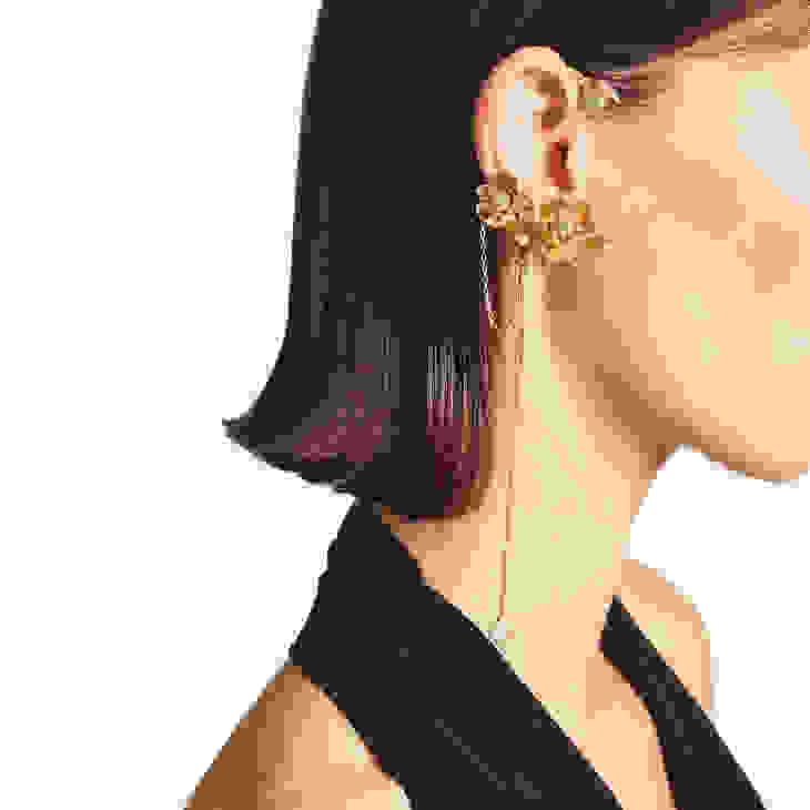 Jimmy Choo Right Petal Earcuff