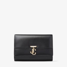 Jimmy Choo Varenne Leather Clutch With Strap OS
