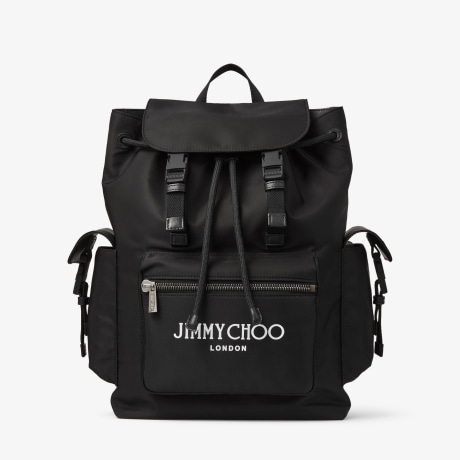 Filmore/M|ブラックナイロン・バックパック| ジミー チュウ JP