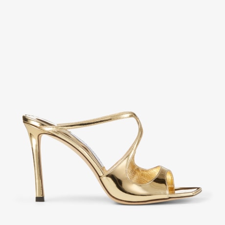 Gold Azia 95 Pumps by Jimmy Choo on Sale