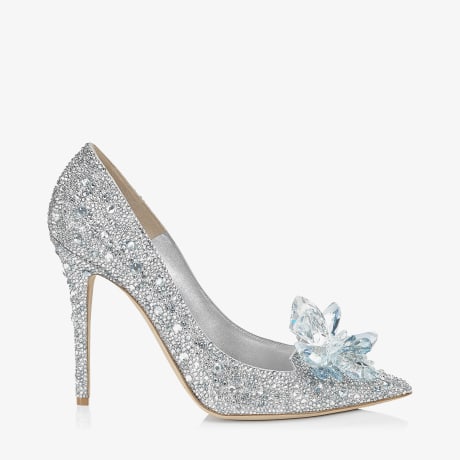 Jimmy Choo Women's Silver Leather Misty 120 Platform High Heel Sandals –  COUTUREPOINT