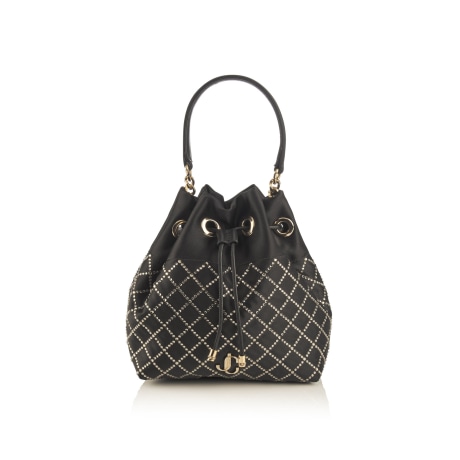 Heidi Black Satin Crystal Embellished Hobo Bag New Collection JIMMY CHOO NZ