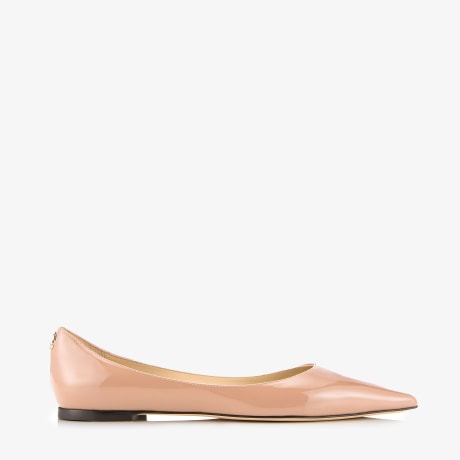 Jimmy choo nude flats discount