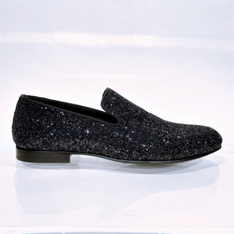 Jimmy choo glitter loafers top