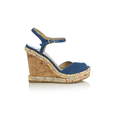 Jimmy choo perla wedge new arrivals