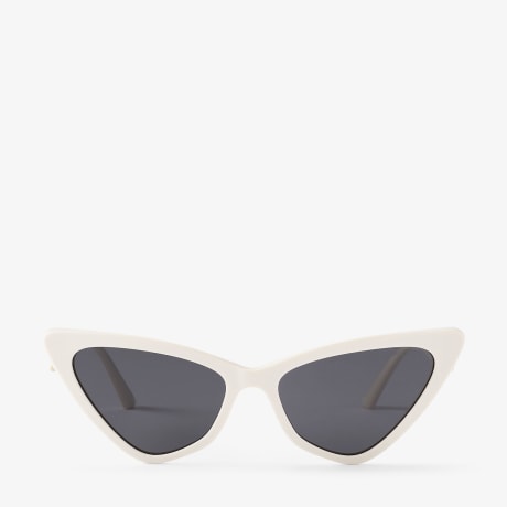 Sol White Cat Eye Sunglasses JIMMY CHOO